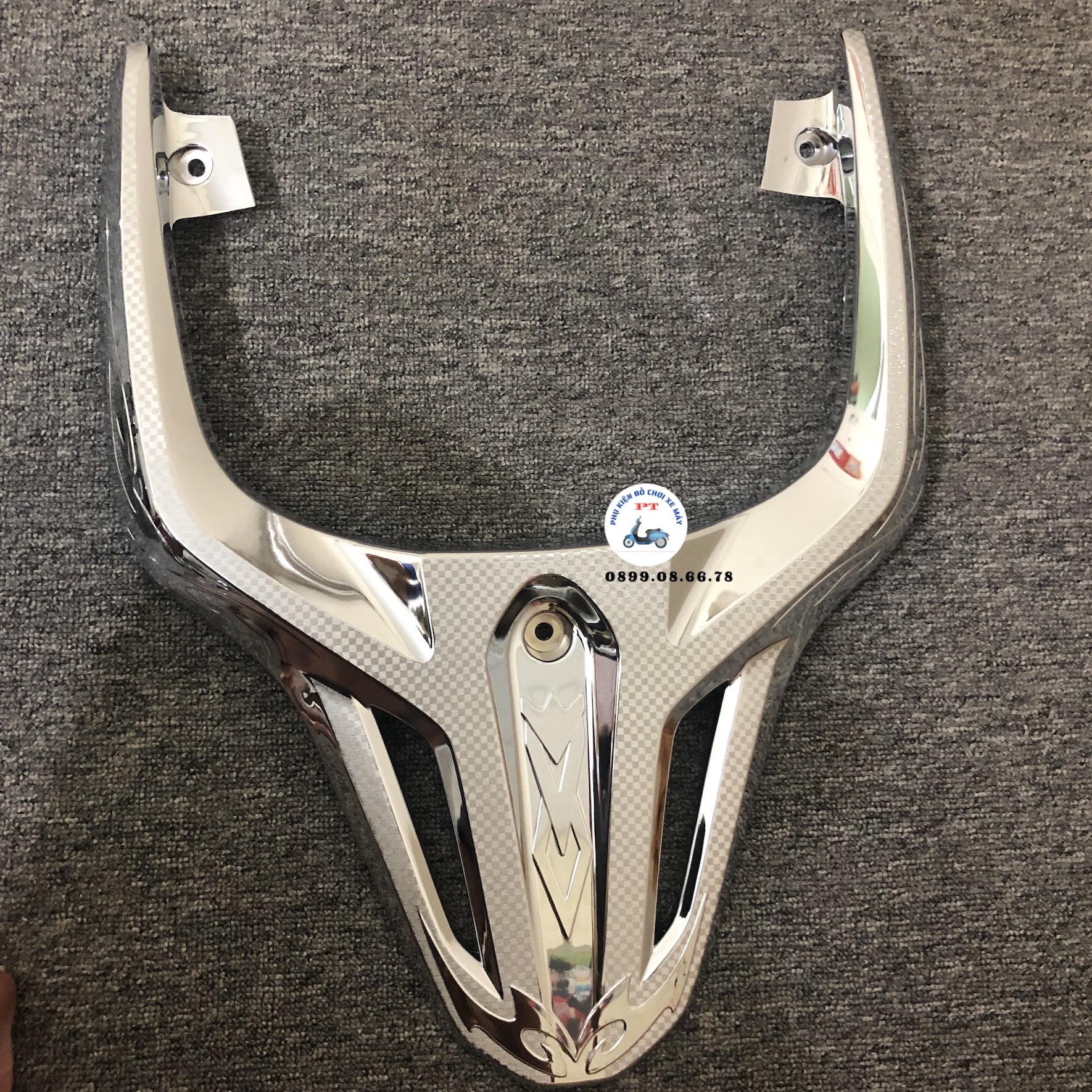 Ốp Tay Xách Xe SH 2024, SH 2023 - Dùng Chung Các Đời SH 2020  / 2021 / 2022 loại 125i, 150i, 160i, 350i - Xi Mạ