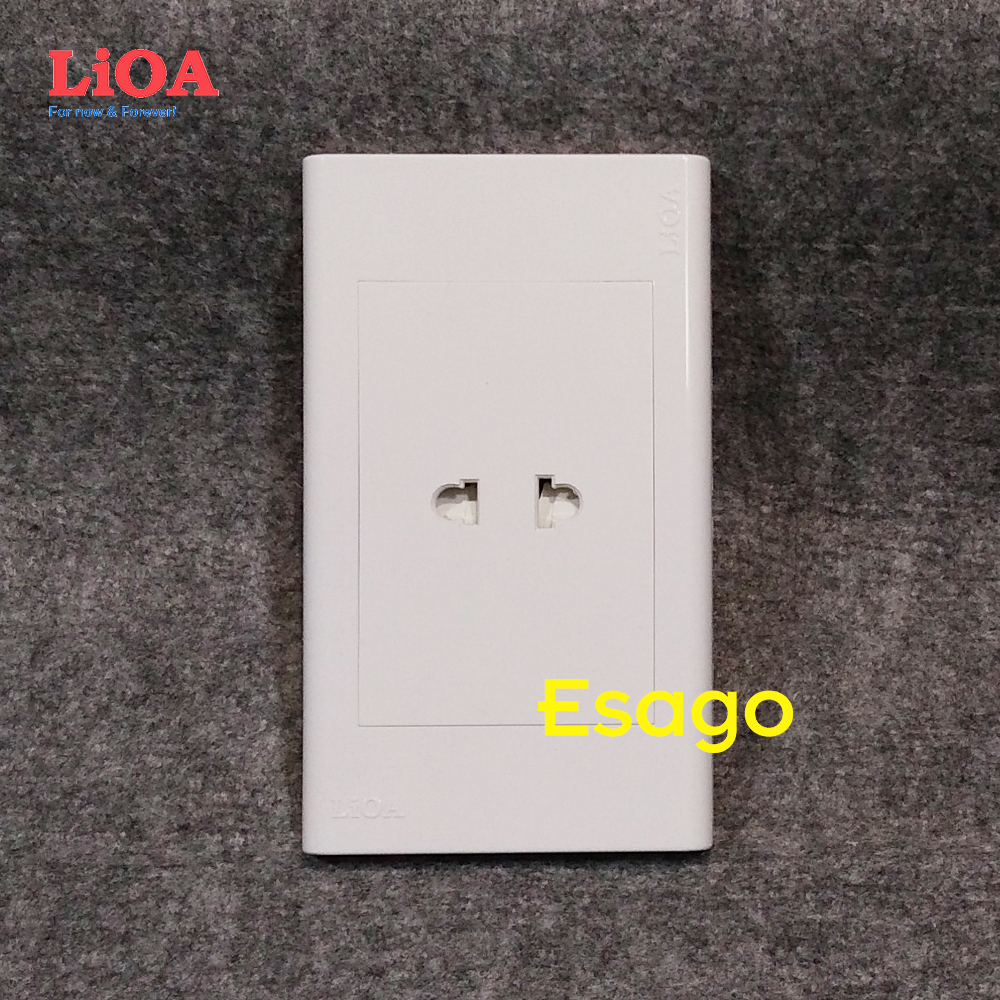 [HCM]Ổ cắm điện đơn 2 chấu 16A LiOA (3520W)