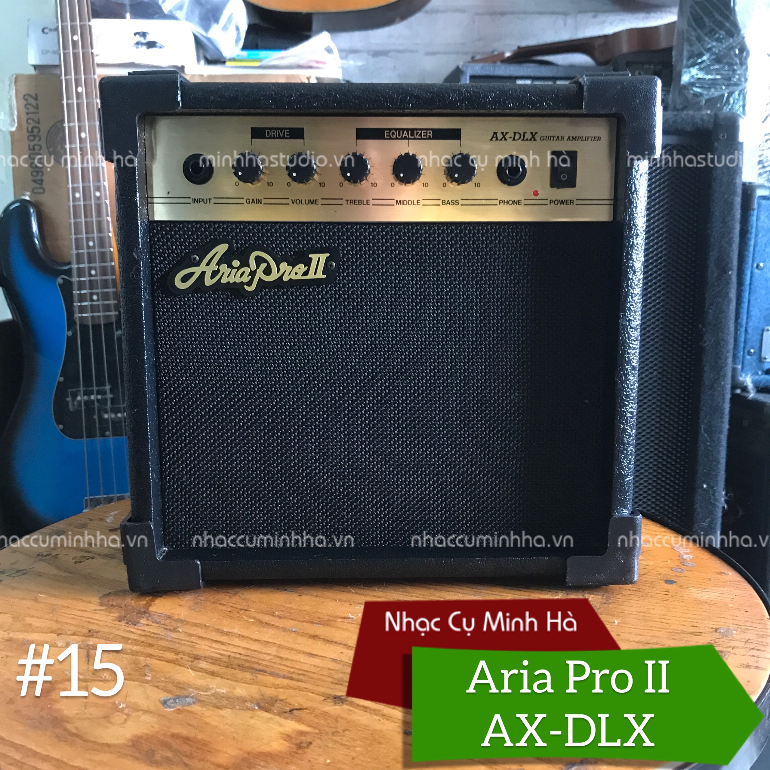 Ampli Aria Pro II AX-DLX cho guitar điện đã qua sử dụng