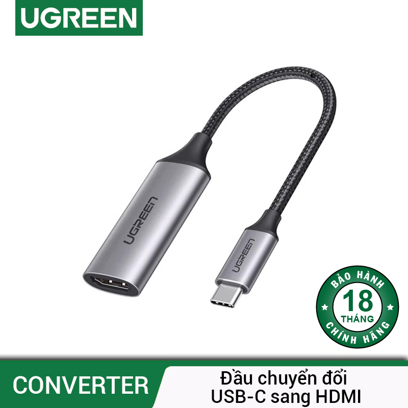 Cáp chuyển USB TYPE C sang HDMI 20cm UGREEN 70444 Cáp chuyển USB TYPE C sang HDMI 20cm UGREEN 70444