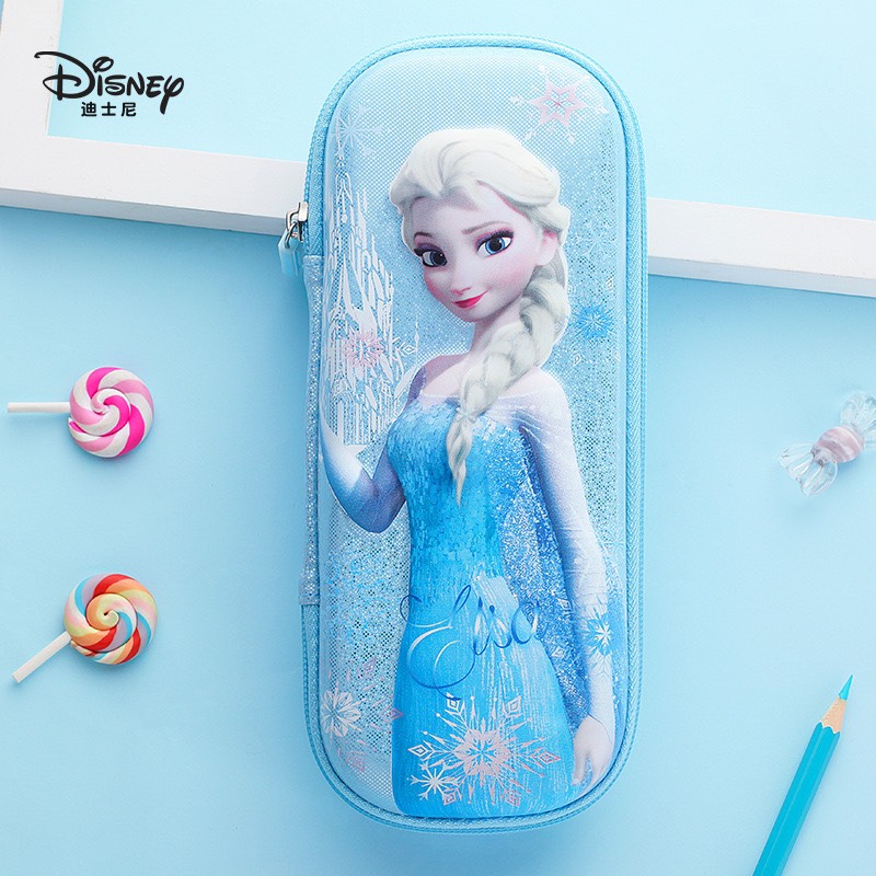 HB95015 Xả kho Hộp bút hoạt hình elsa spiderman cho bé hàng nhập