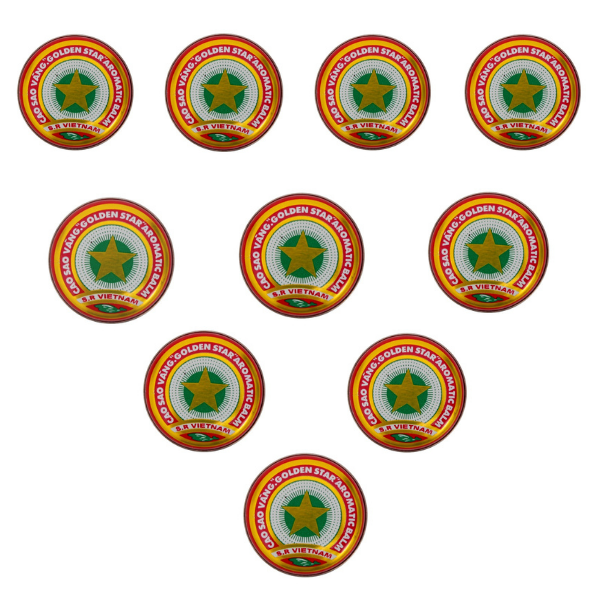 Cao Sao Vàng 3g - Golden Star Balm 3g- Combo 10