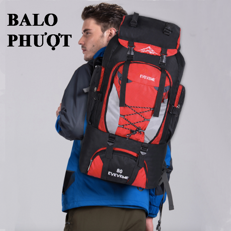 Balo phượt, kích thước 70x20x40 cm , balo to rộng, nhiều ngăn chứa được nhiều đồ