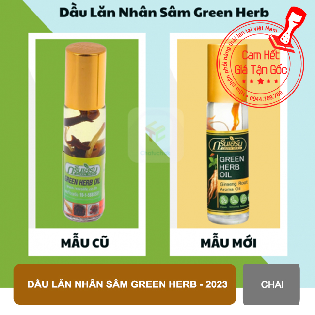 {Giá sốc}Dầu hít nhân sâm thái lan 8cc loại mới x 1 chai [Kho Thế Giới]