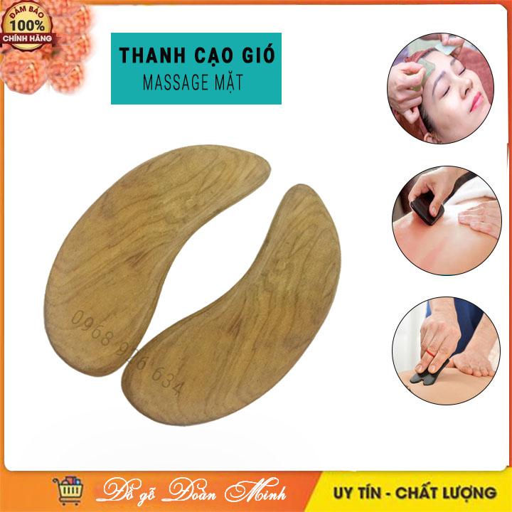Cây cạo gió - Dụng cụ massage cạo gió ấn huyệt bằng gỗ tự nhiên