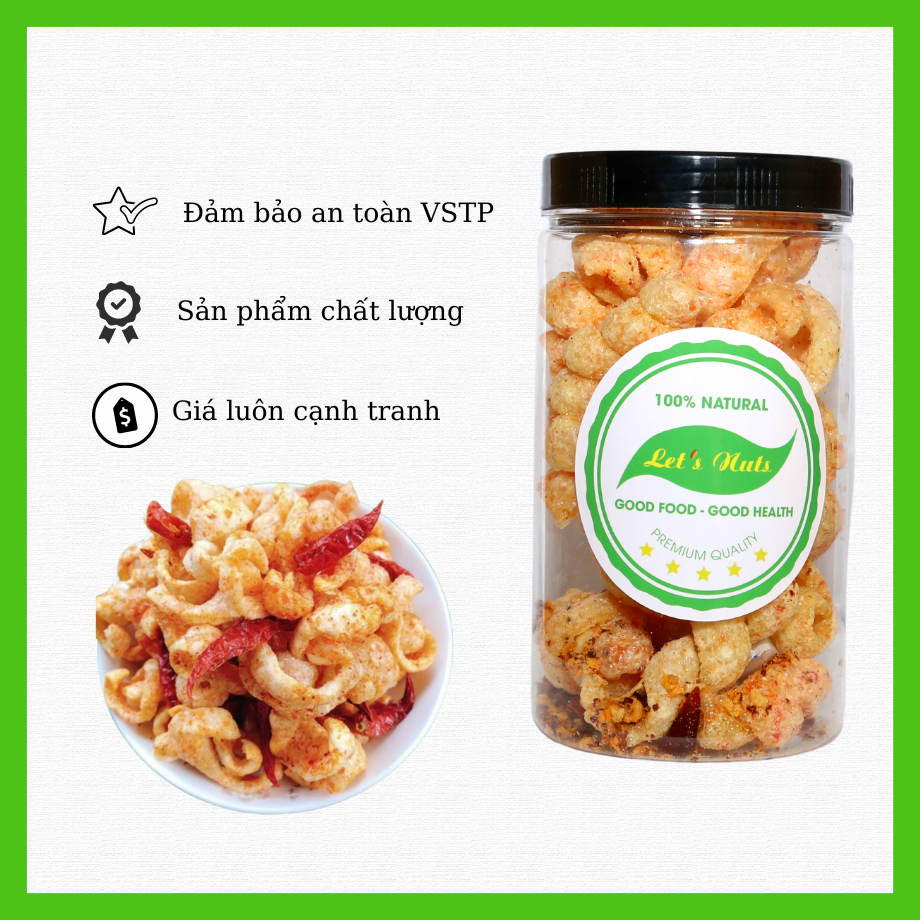 [HCM]Da heo cháy tỏi loại ngon đóng lon pet 150g sang trọng hợp vệ sinh món quà ăn vặt tuyệt vời cho em nhỏ HuTo Store