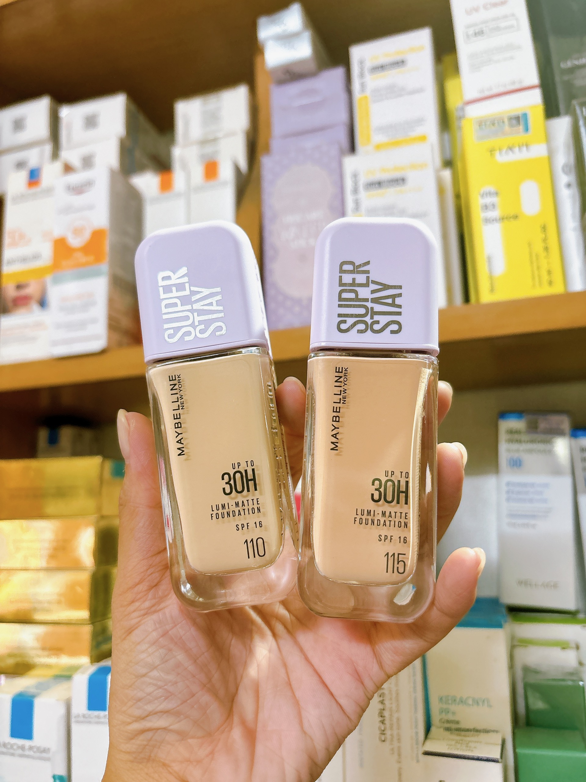  Kem Nền Bắt Sáng Che Phủ Siêu Nhẹ Mặt Maybelline Superstay Lumi Matte 35ml 