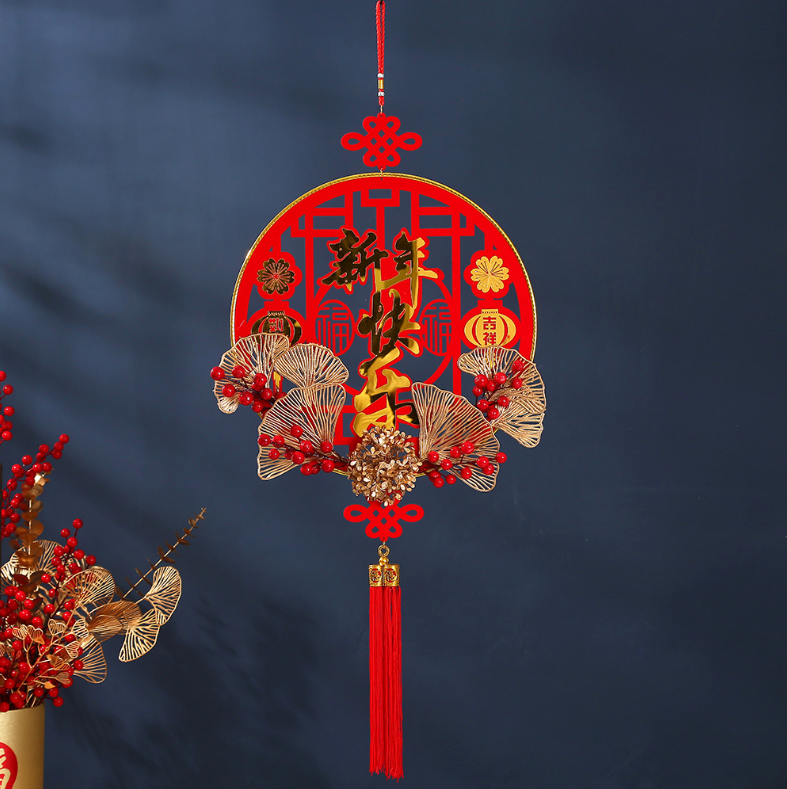 Dây đeo trang trí ngày tết hình tròn 38x85cm - 11347