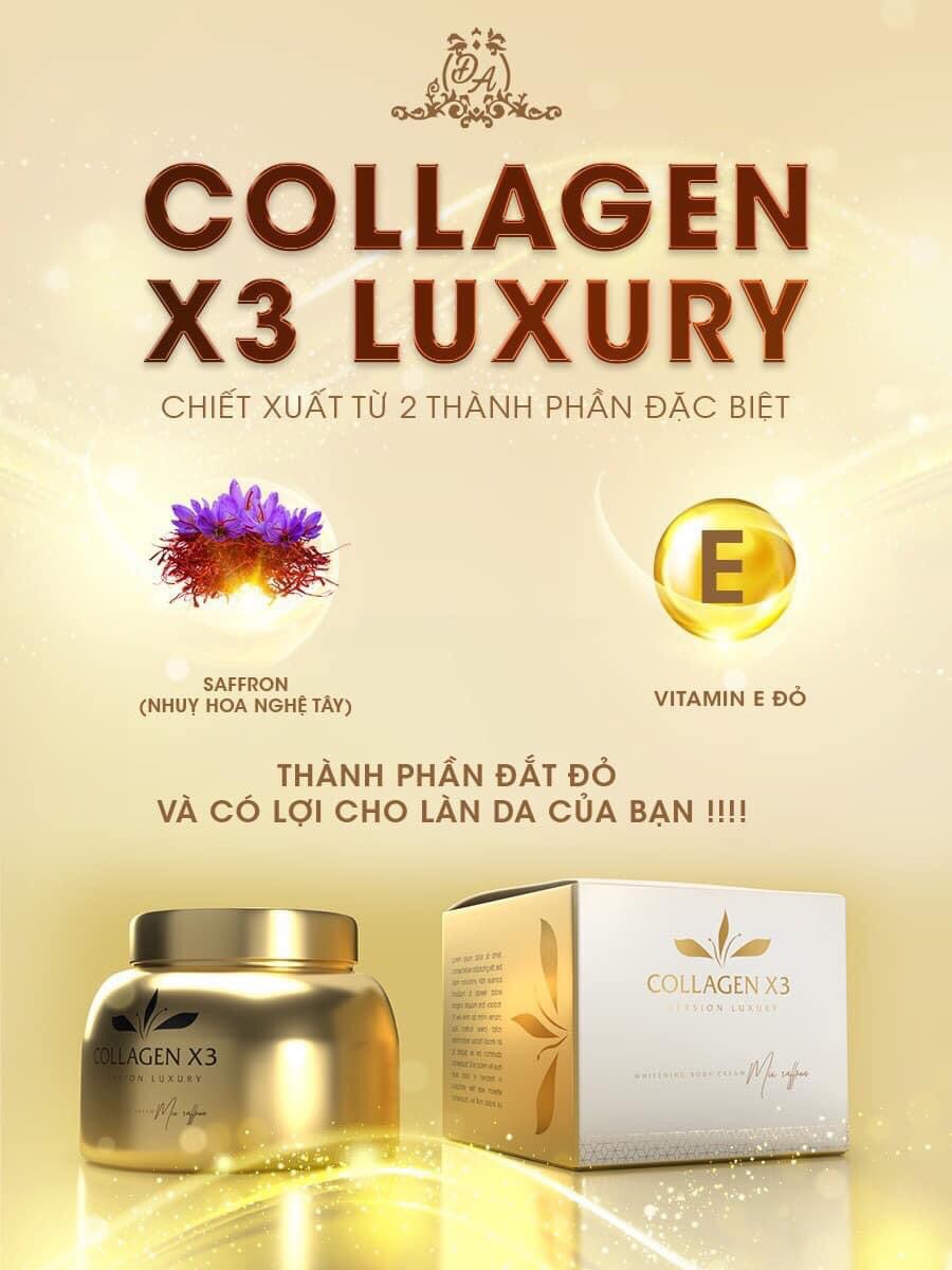 Kem trắng da Body Collagen X3 Luxury