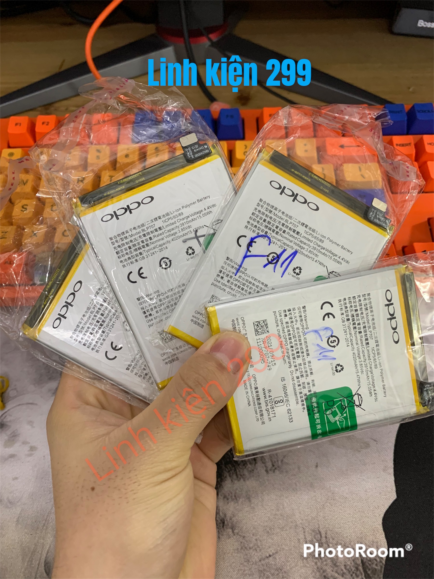 Pin oppo f11pro / f11 - dung lượng 4000mah và 4020 mah