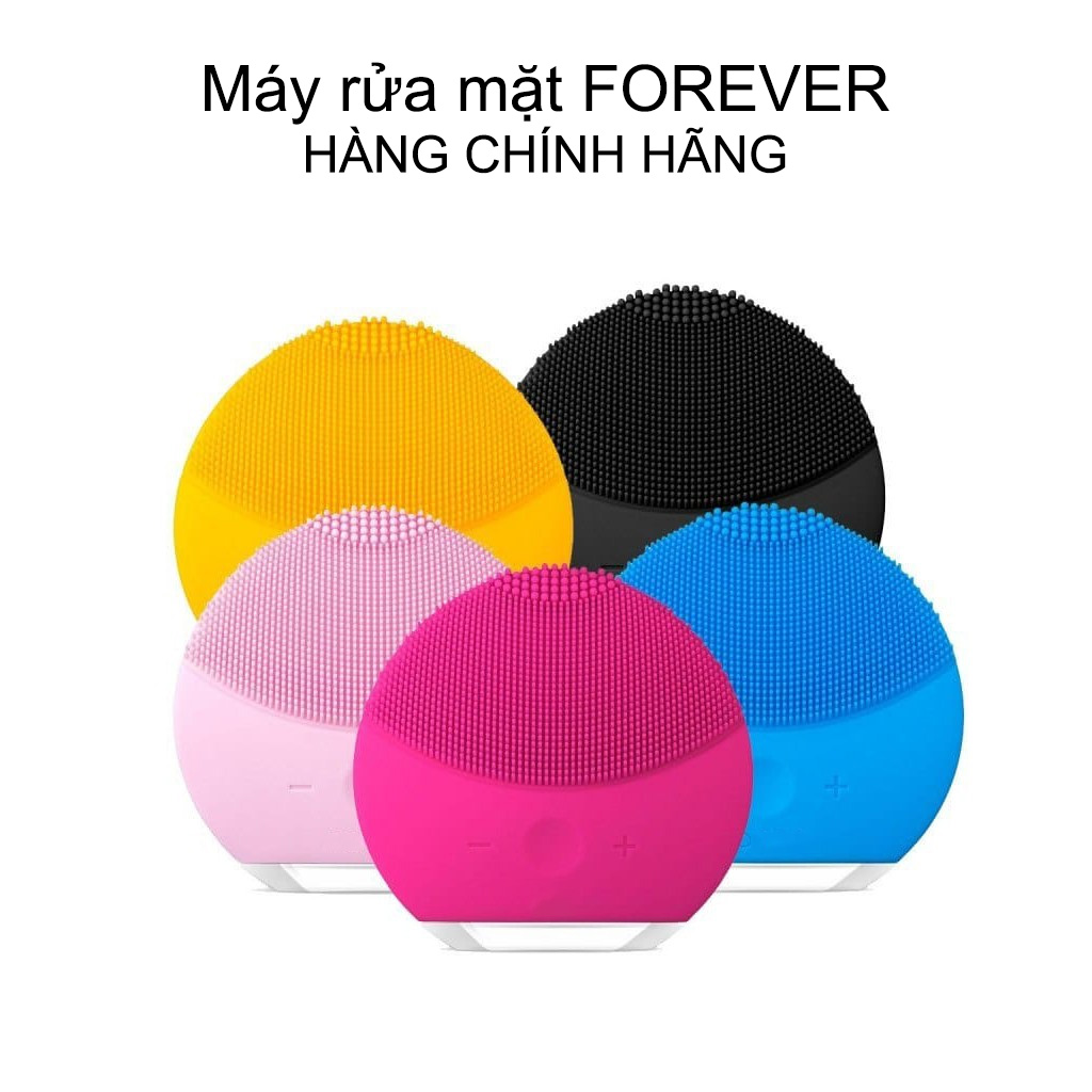 [HCM]Máy rửa mặt Forever luna mini 2 bọc silicon cao cấp (liên hệ shop để chọn màu) máy rửa mặt cao cấp giúp làm sạch sâu bảo hành lỗi 1 đổi 1