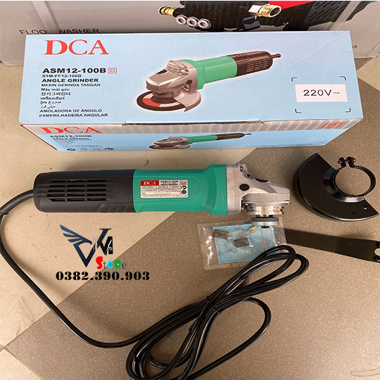 Máy mài góc 850w dca asm12-100 - máy mài góc cầm tay