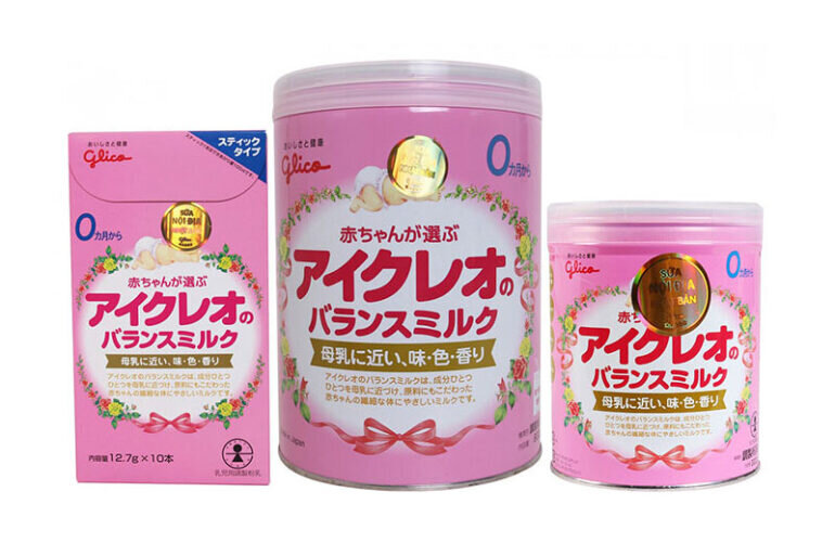 Sữa glico số 0 loại 320gr và 800- nhật