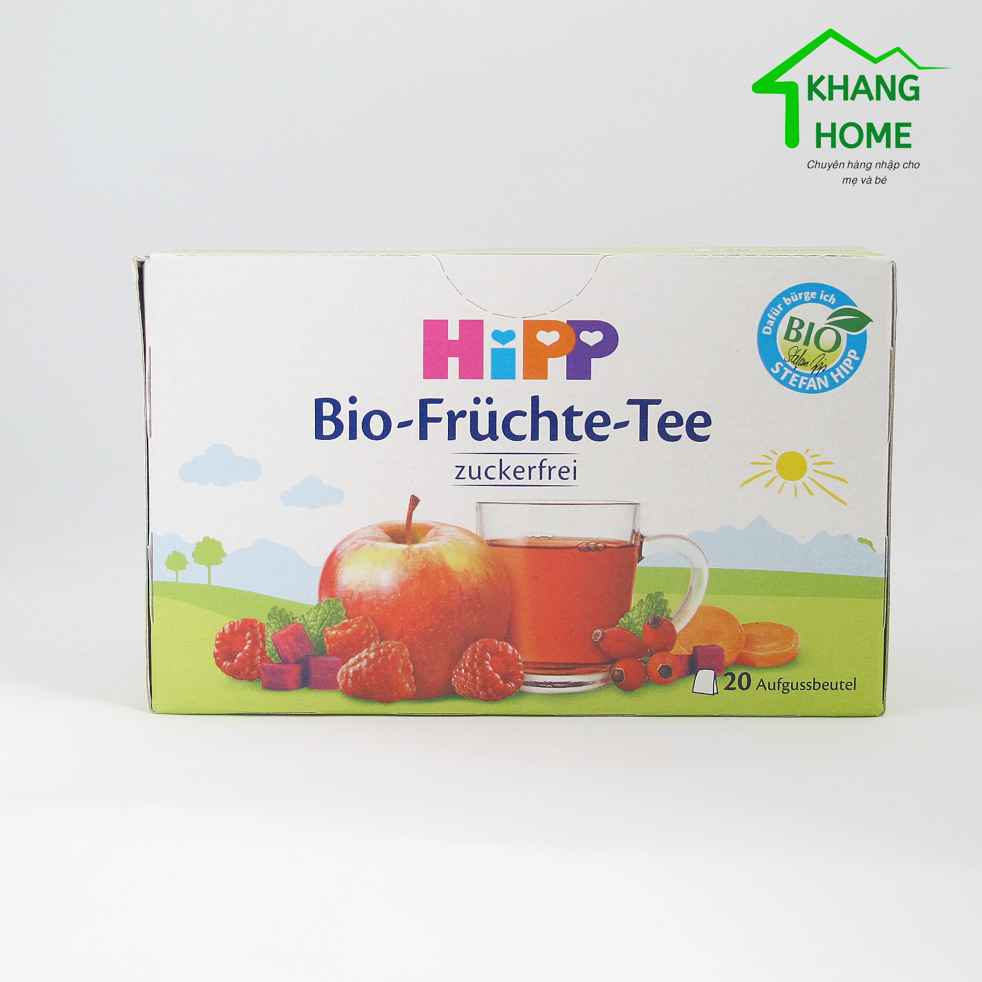 Trà hipp cho bé từ 6 tháng tuổi-vị hoa quả