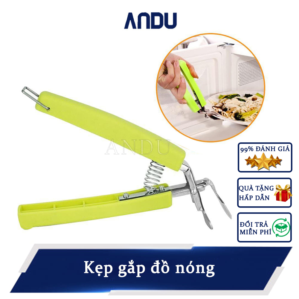 Kẹp gắp thức ăn, dụng cụ kẹp gắp nóng thiết kế nhỏ gọn chuyên dụng