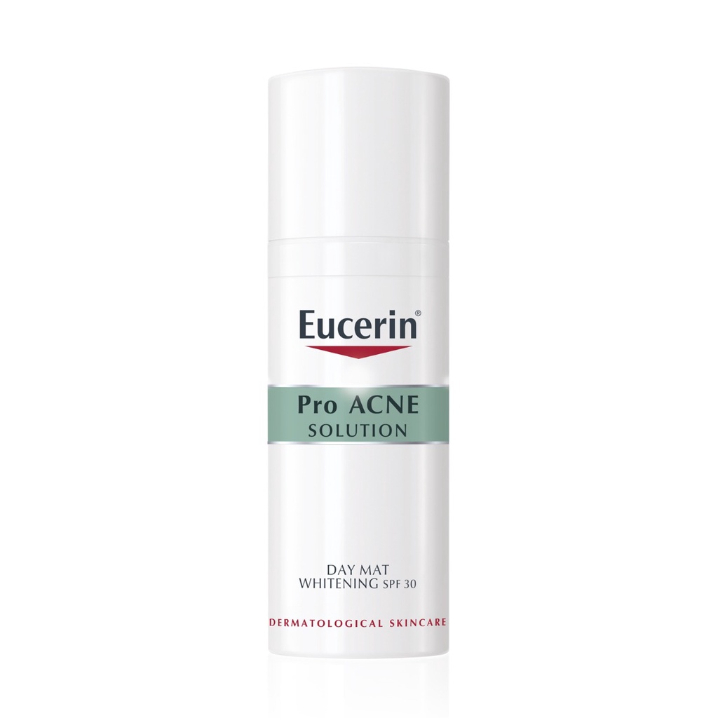 Kem dưỡng giảm mụn dưỡng trắng da Eucerin Pro Acne DAY MAT Whitening SPF30