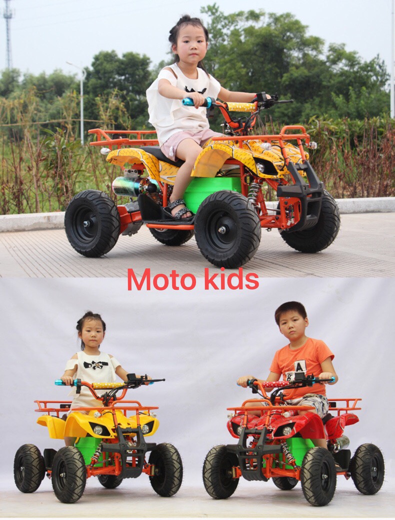 Xe ATV mini điện 36V, 800W/ Xe địa hình 4 bánh, Led 7 màu