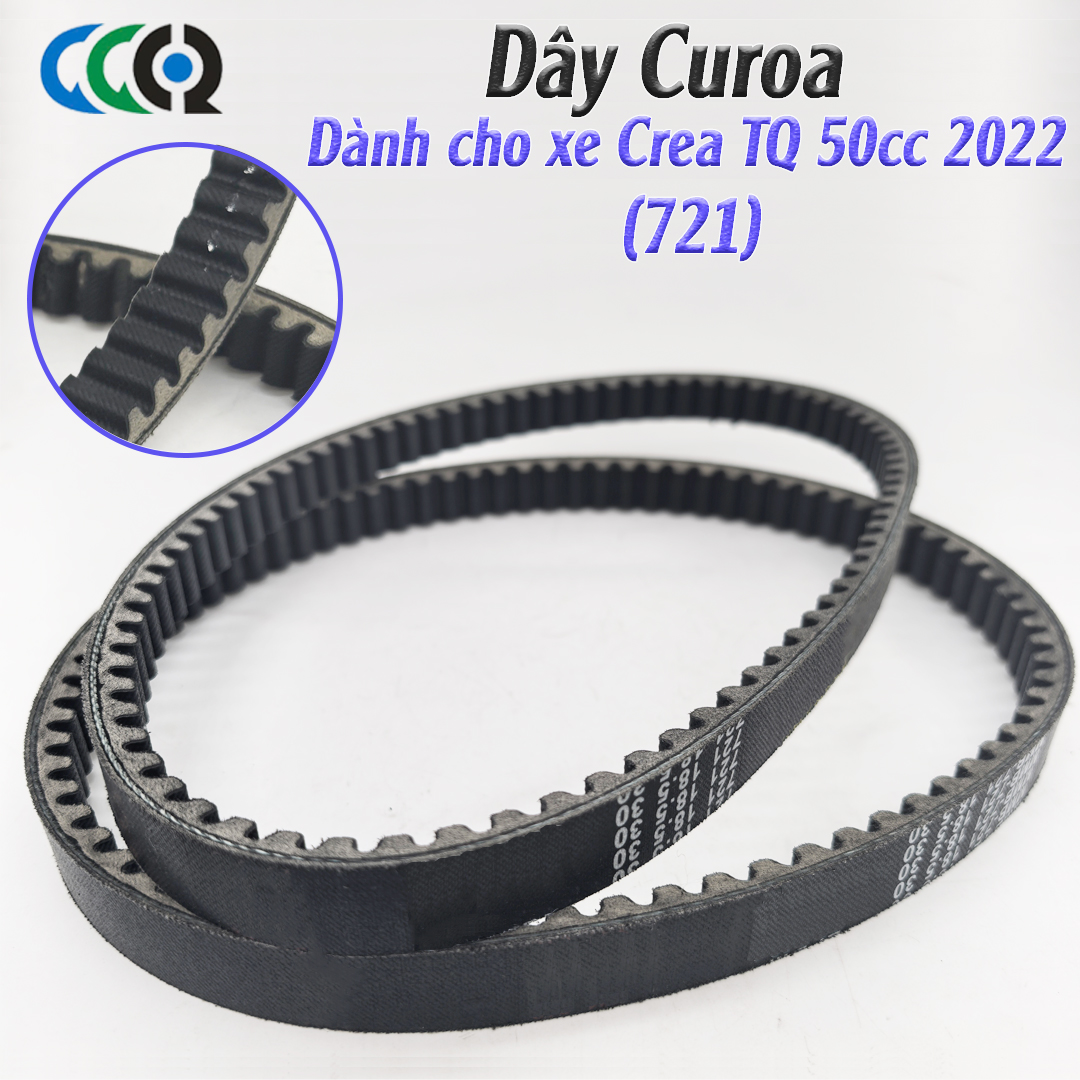 Dây Curoa Dành Cho Xe Crea 50cc 2022 (721) / Tay Ga 50cc (669) - Hàng Cao Cấp