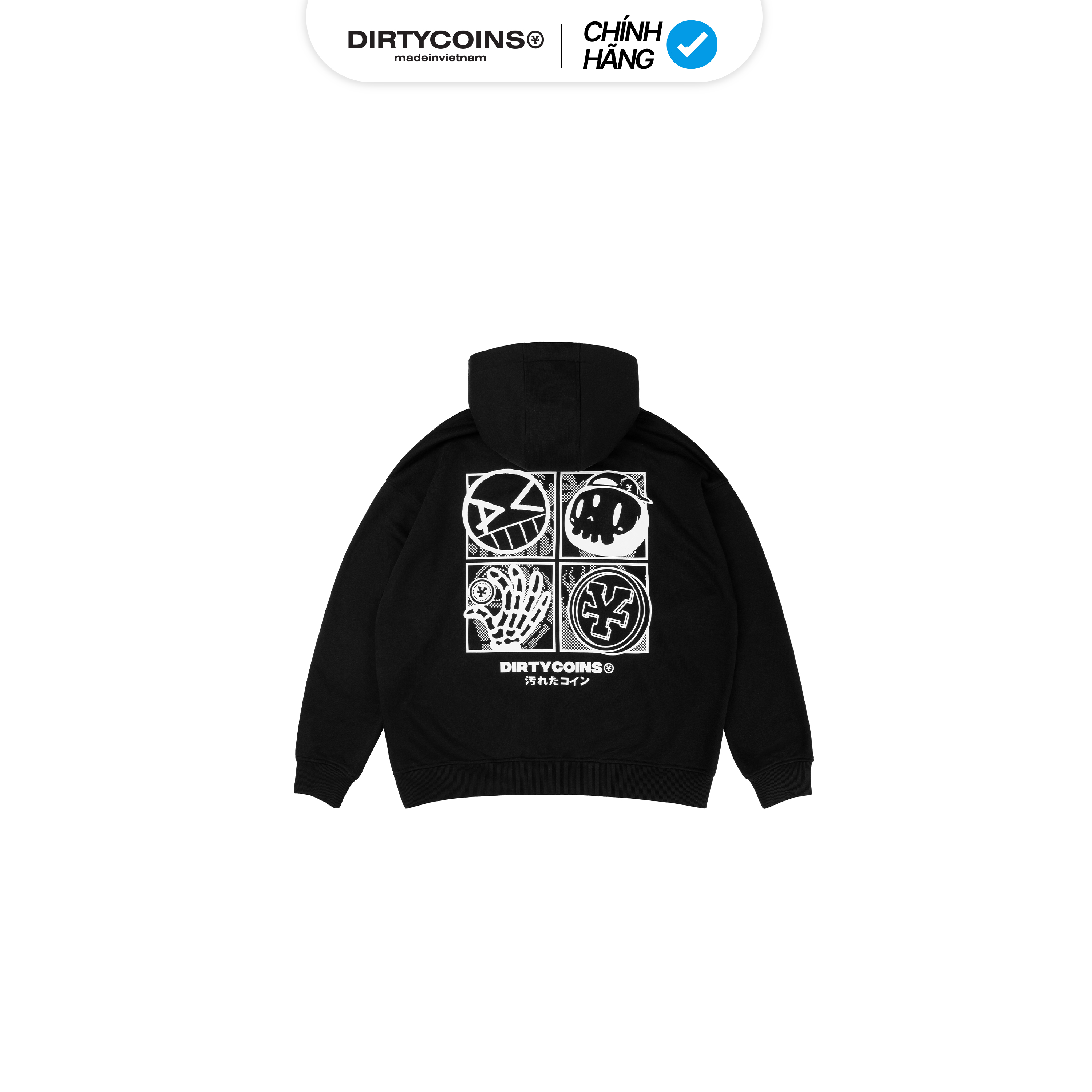 Áo Khoác DirtyCoins Dico Mate Hoodie - Black