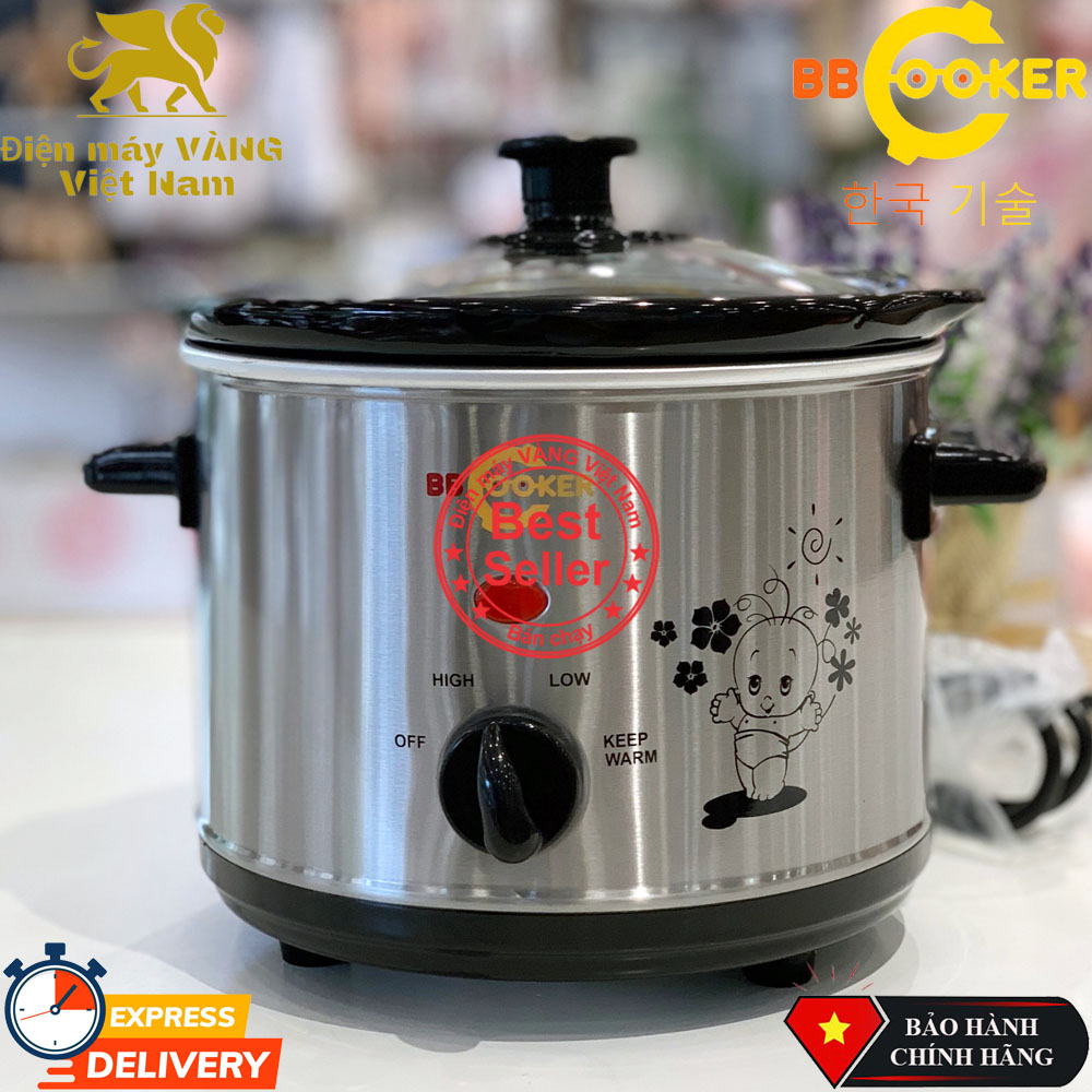 Nồi hầm chậm nấu cháo BBcooker BS15 dung tích 1.5L