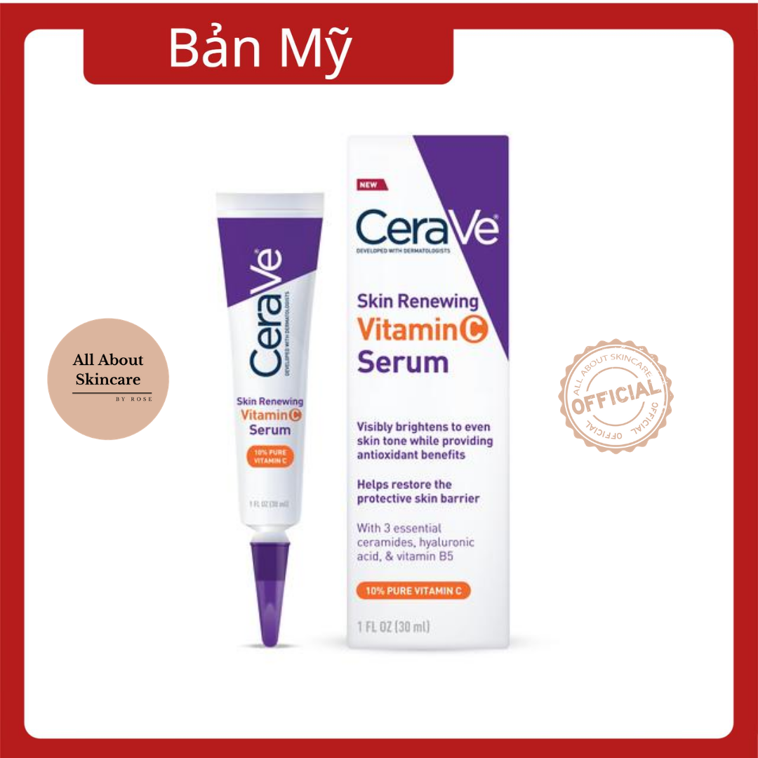 Serum Sáng Da Dưỡng Ẩm CeraVe Skin Renewing Vitamin C Serum