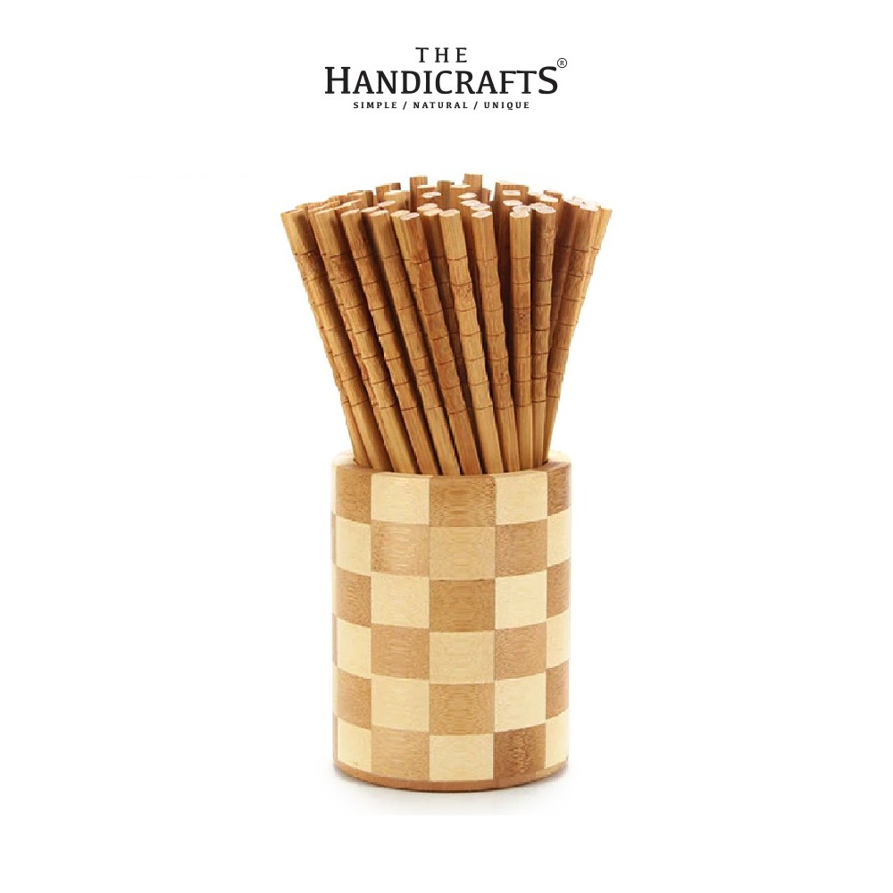 Bộ 10 đôi đũa tre tự nhiên 24cm