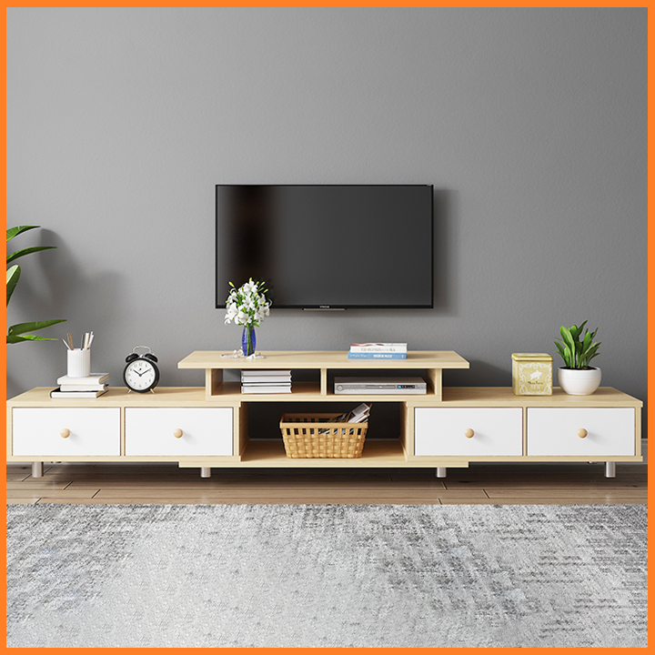 Kệ Gỗ Trang Trí Phòng Khách - Kệ Tivi 3 Tầng Có Ngăn Kéo Cao Cấp - Tủ Gỗ Trang Trí Phòng Khách - Tủ Gỗ Ti Vi