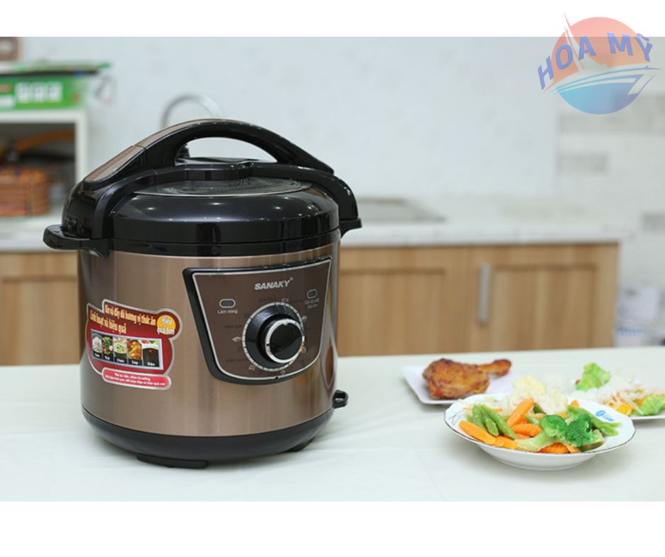 Nồi áp suất điện sanaky snk-64c - 6 lít