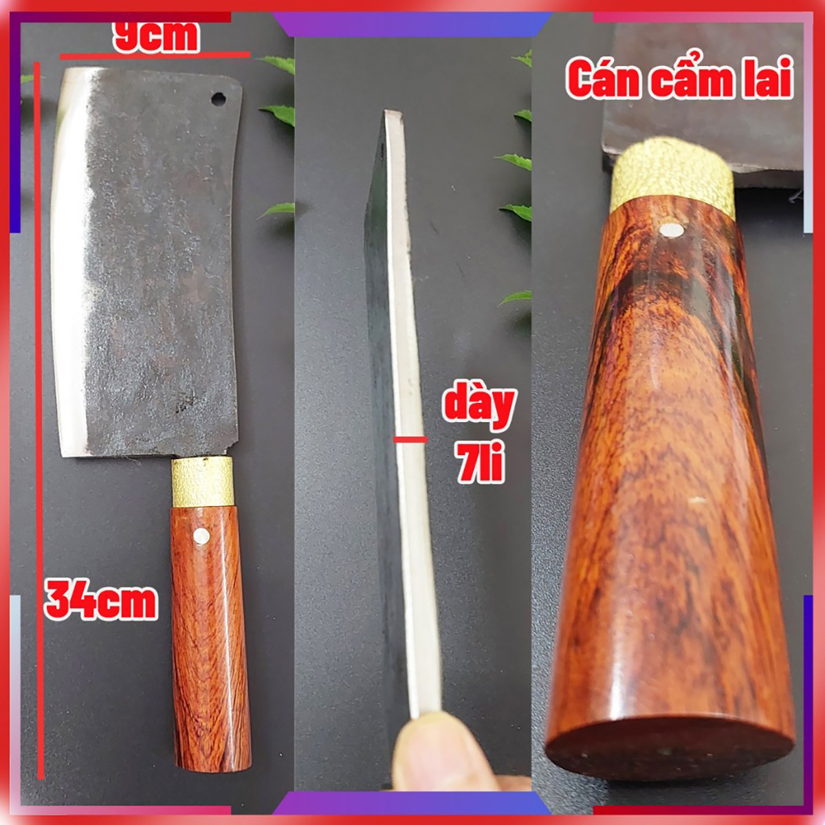 Dao tông chặt xương nhíp ô tô chặt mọi loại xương cứng
