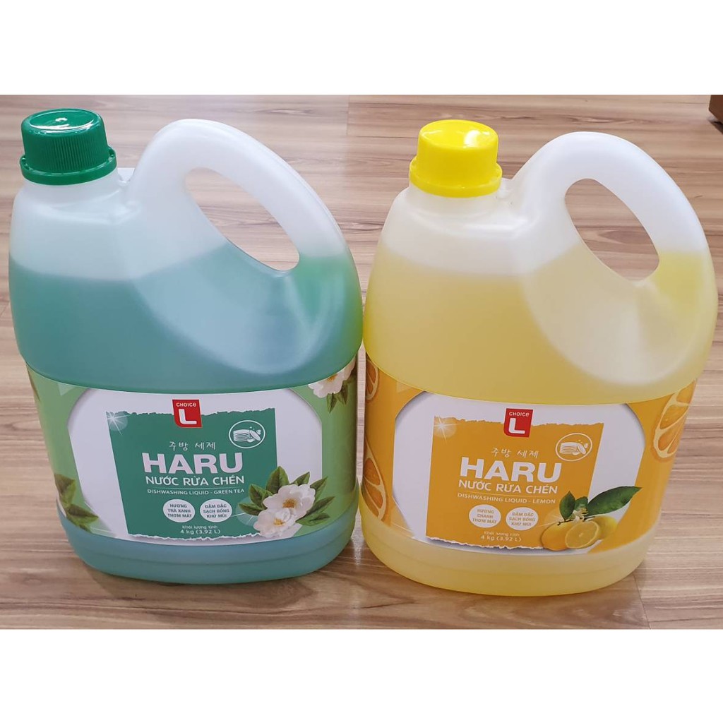 Nước rửa chén bát Haru 4 kg