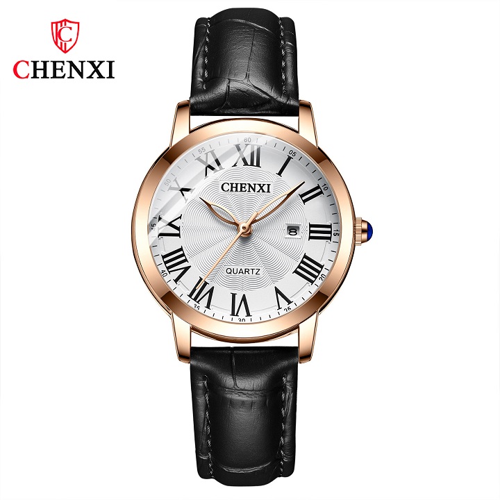 Đồng hồ nữ chenxi cxn02 dây da mặt tròn nhiều màu bảo hành 12 tháng