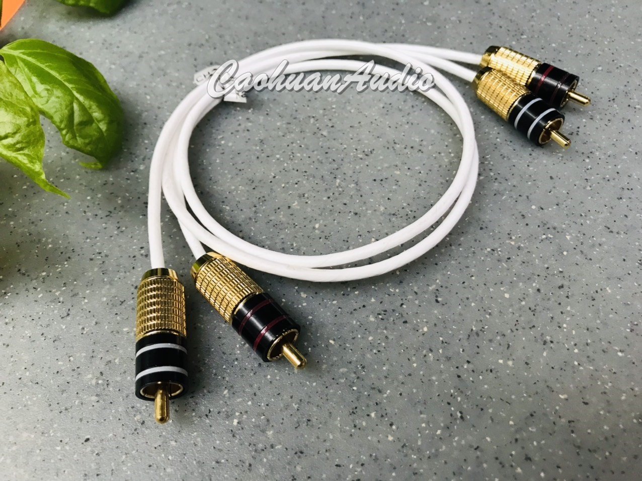 Dây AV 4 đầu bông sen bạc quân sự dài 30cm và 50cm