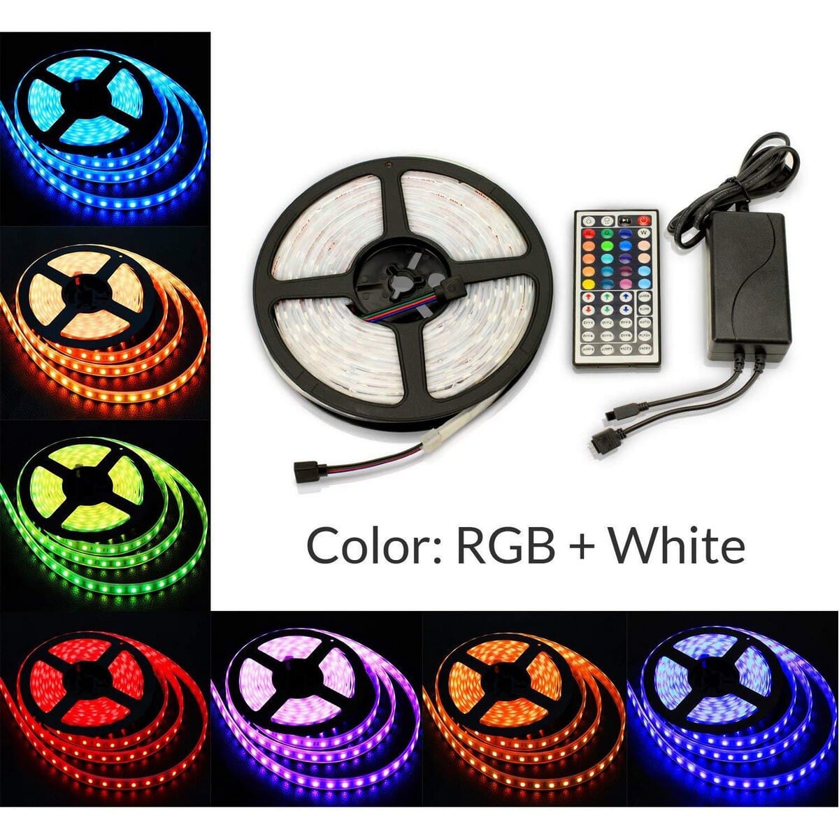 Đèn led trang trí trần nhà 5m 5050RGB + Nguồn + Remote điều khiển