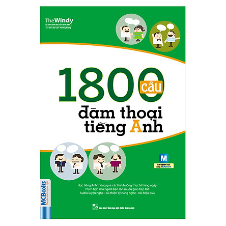 Sách 1800 câu đàm thoại tiếng anh