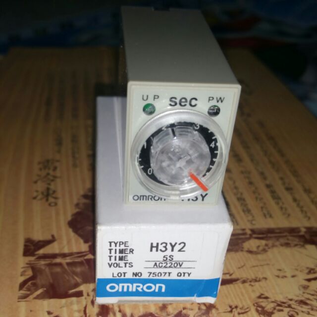 rơ le thời gian H3Y-2 Omron 5s, 10s, 30s, 60s, 10M