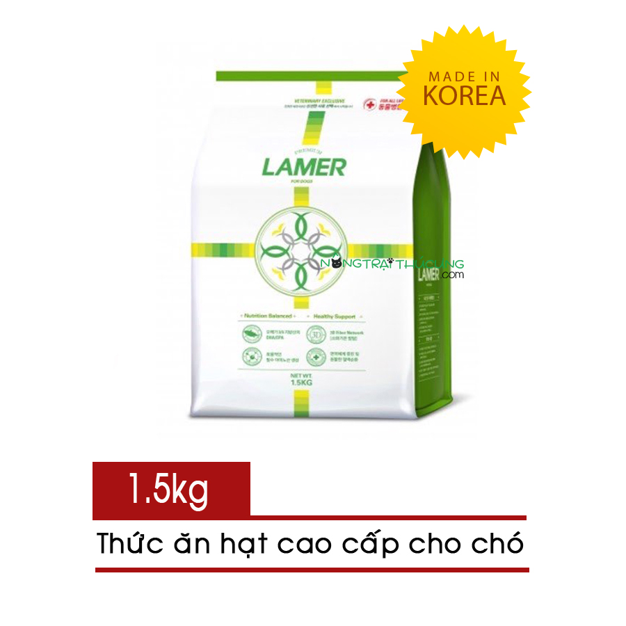 Thức ăn hạt cao cấp cho chó premium lamer -