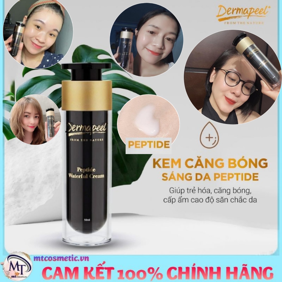 Kem dưỡng Dermapeel Peptide – Dermapeel Peptide waterful Cream CẤP ẨM - LÀM DỊU DA SAU PEEL - DA CĂNG BÓNG - Chống lão hóa da Hàn Quốc