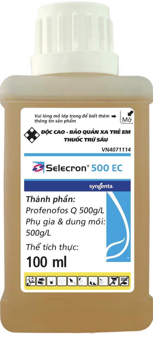 Thuốc trừ sâu cho Rau Màu, Cây Ăn trái - Selecron 500EC_ Syngenta Thụy Sĩ