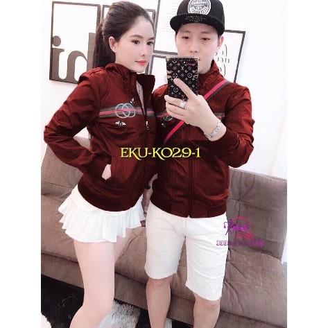 Áo khoác cặp loại dù Guc con ong cute ngộ nghĩnh phong cách-M101-Áo khoác đôi vải dù + Áo khoác vải dù đôi + Áo khoác đôi vải dù + Áo khoát dù cặp + Áo khoác cặp vải dù