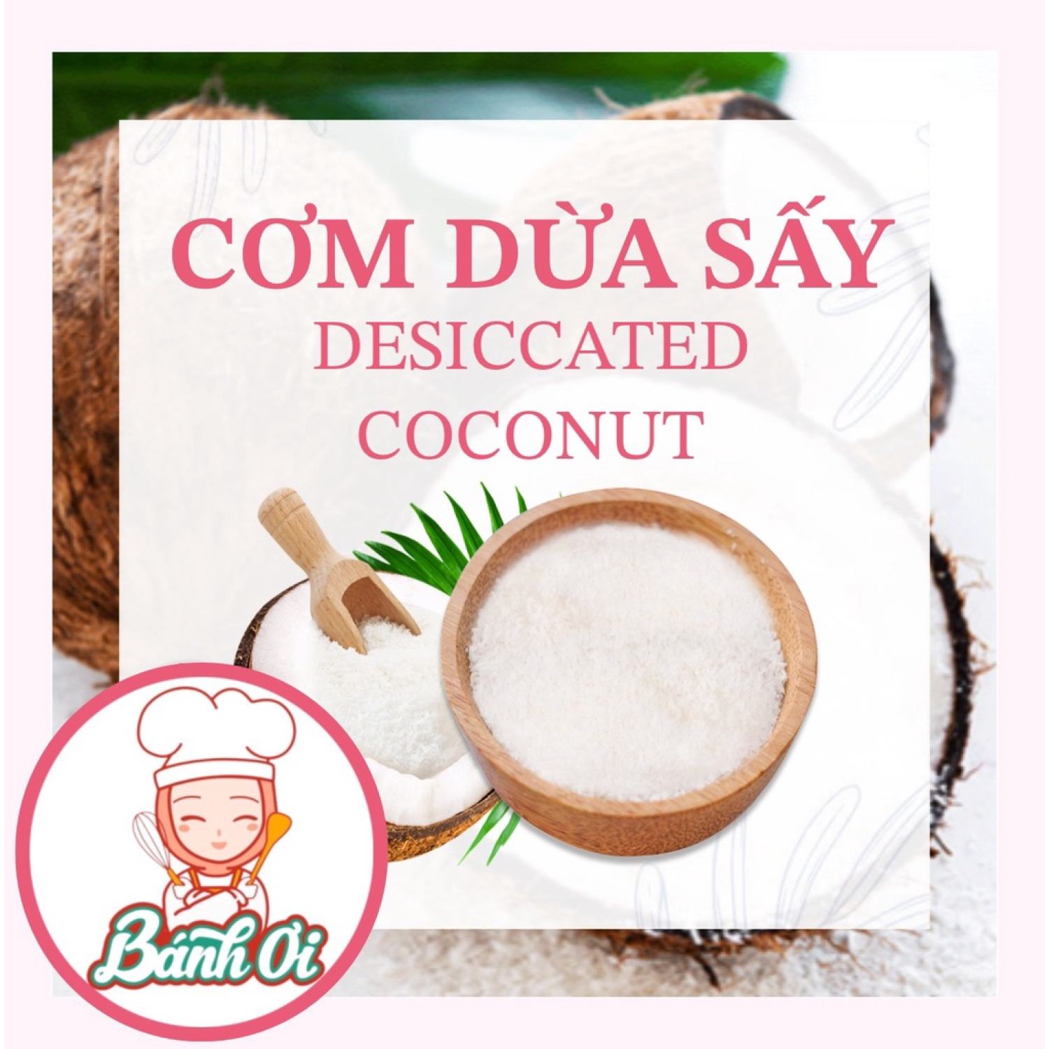 Cơm dừa sấy khô, Cơm dừa mịn sấy khô