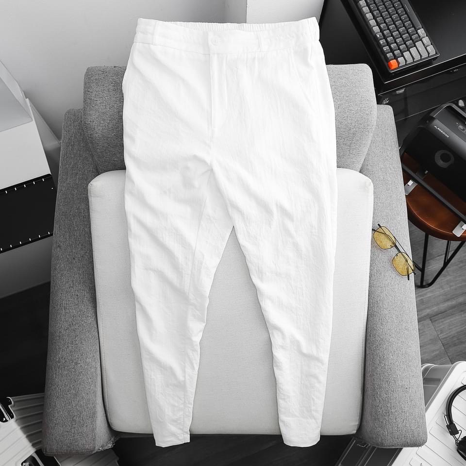 Quần Nam, Quần Đũi Dài Nam Ống Suông Dáng Slimfit Dáng Âu