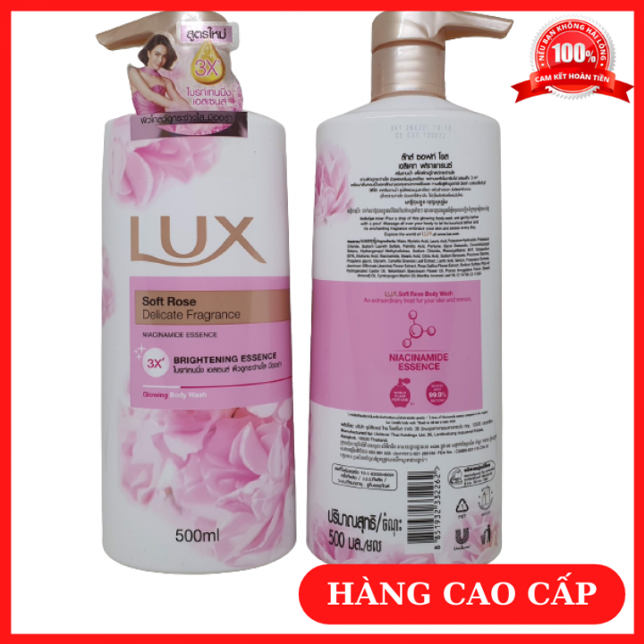 🍓freeship🍓 combo 2 chai sữa tắm lux 500ml thái lan