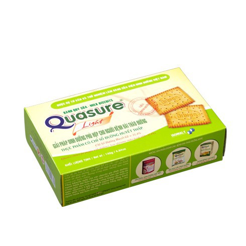 Bánh quy ăn kiêng quasure light 140g