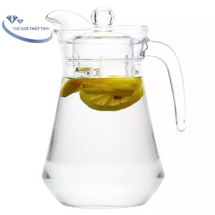 Bình thủy tinh miệng rót nước 1.3 lít
