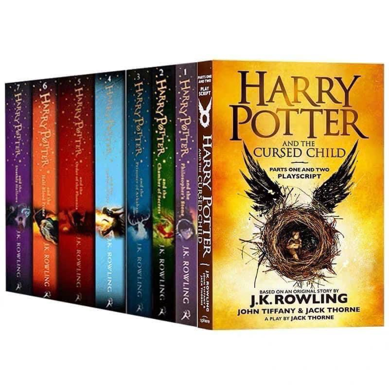 Bộ nhập khẩu tiếng anh harry potter 8q