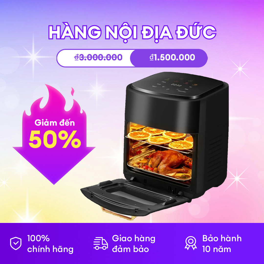 Nồi chiên không dầu của Đức