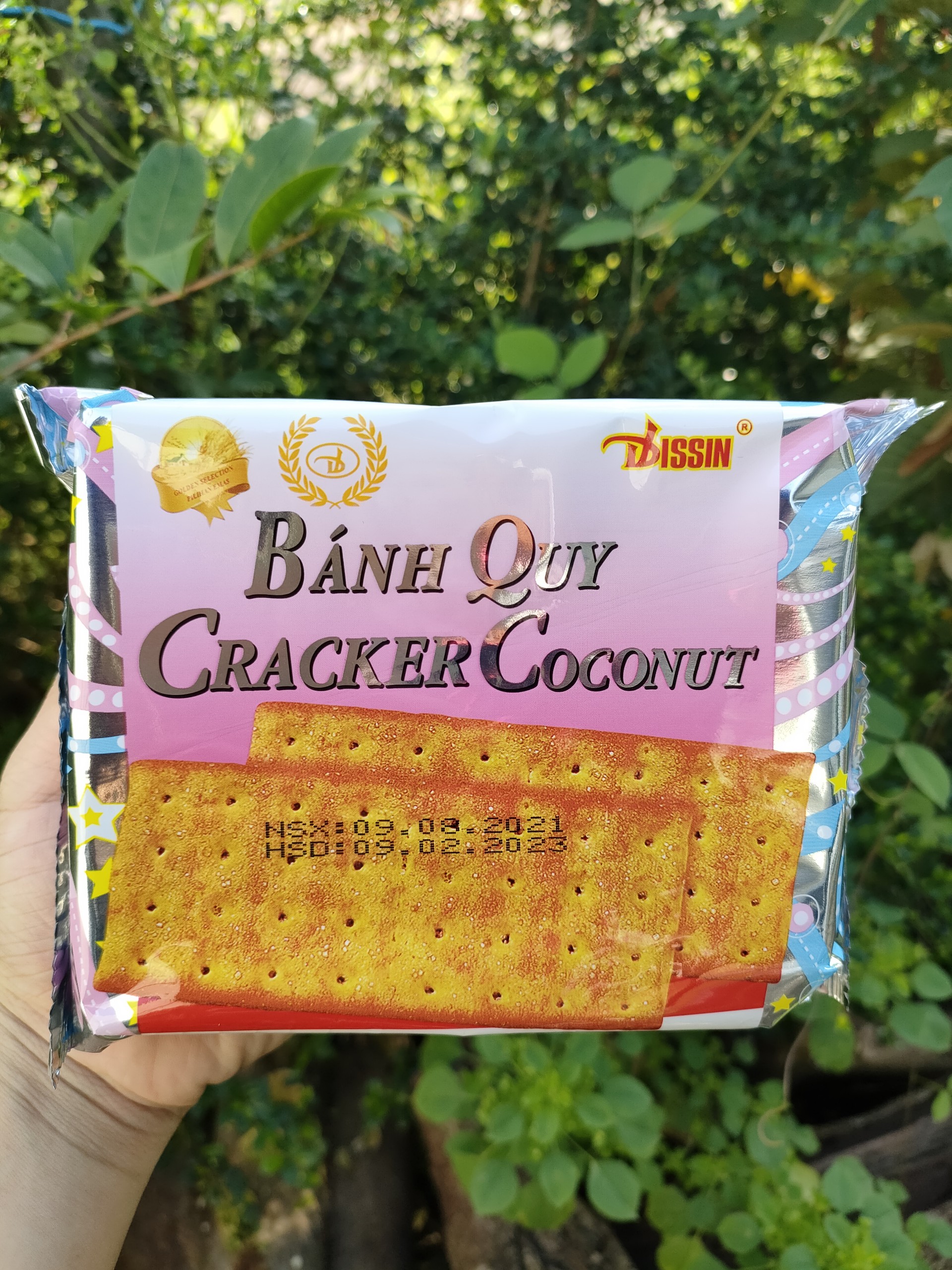 Bánh quy dừa phủ đường Coconut Craker