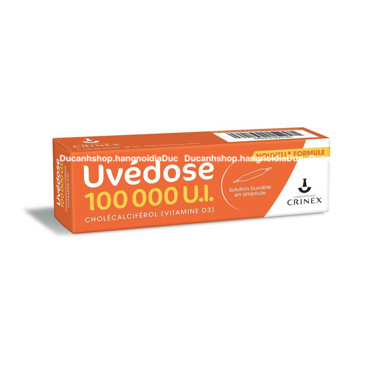 Vitamin d3 liều cao - 1 liều cho 3 tháng crinex uvedose 100.000 u.i