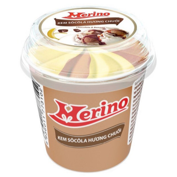 Kem ly Merino socola chuối