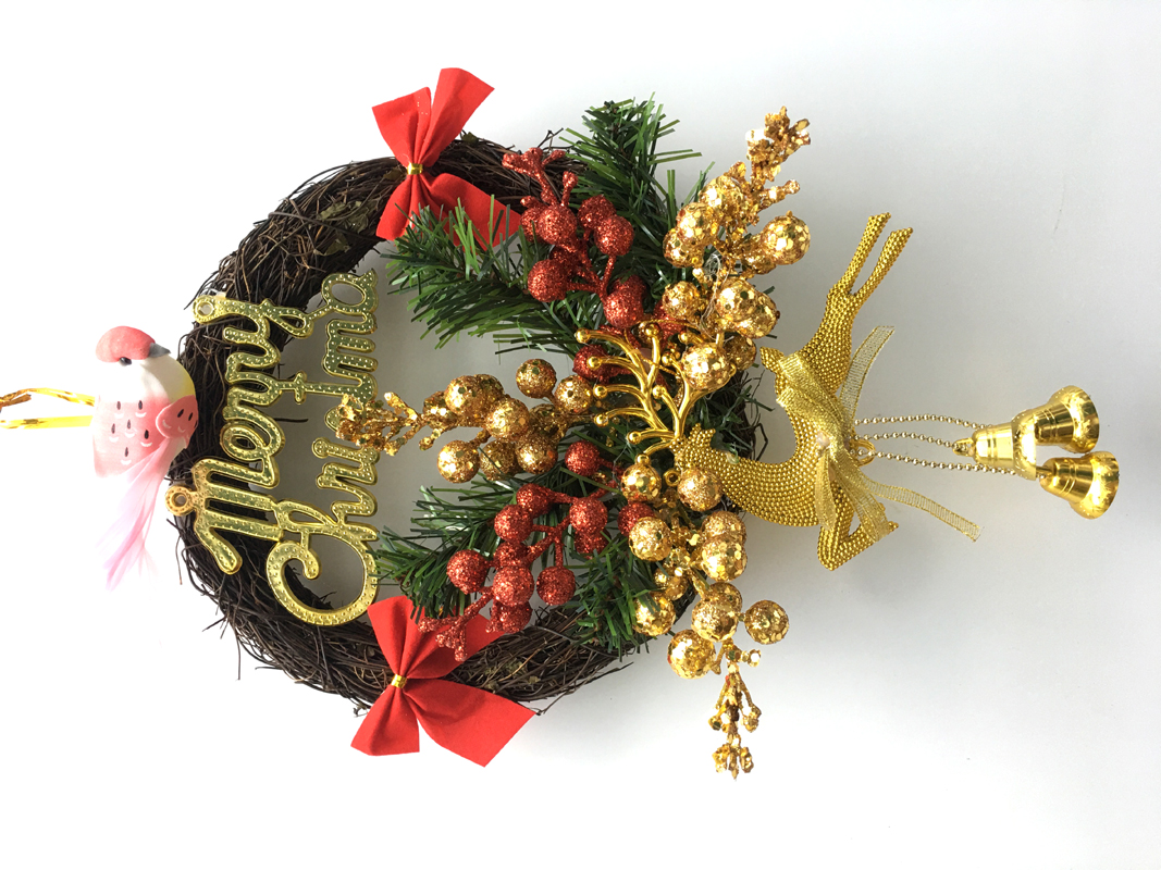 Vòng hoa Giáng sinh - vòng nguyệt quế trang trí Noel nhỏ đẹp rẻ